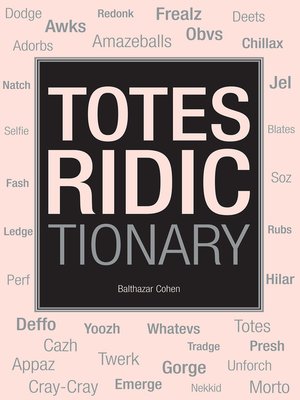 cover image of Totes Ridictionary